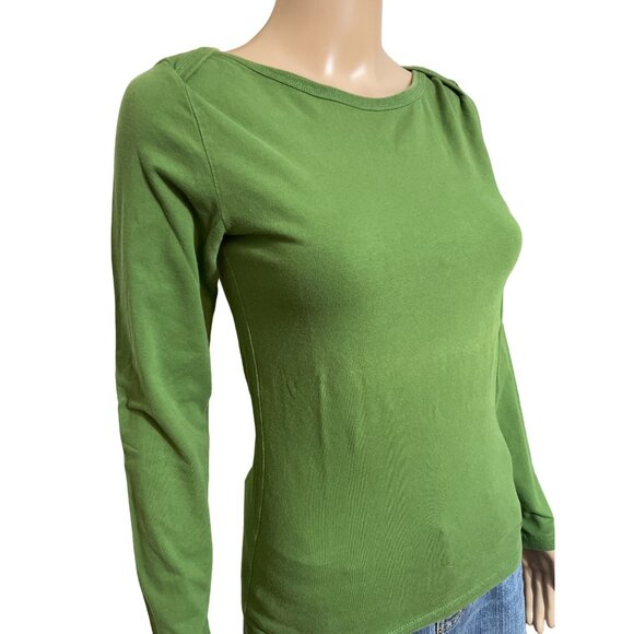 Time Out Green Long Sleeve Shirt Size S - Picture 2 of 3